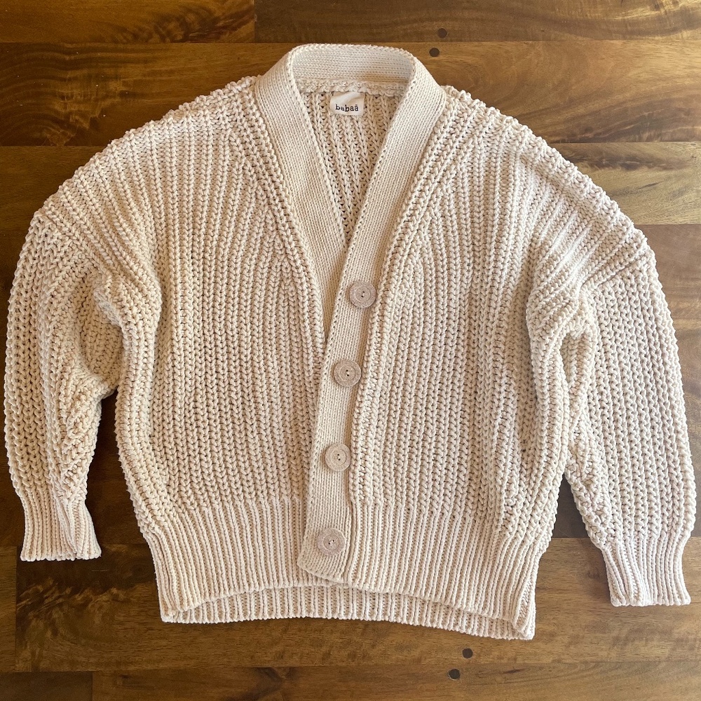 Babaa No. 18 Cardigan Natural